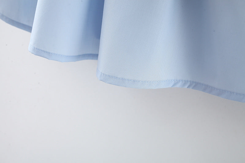 Vestido Infantil Verão Azul