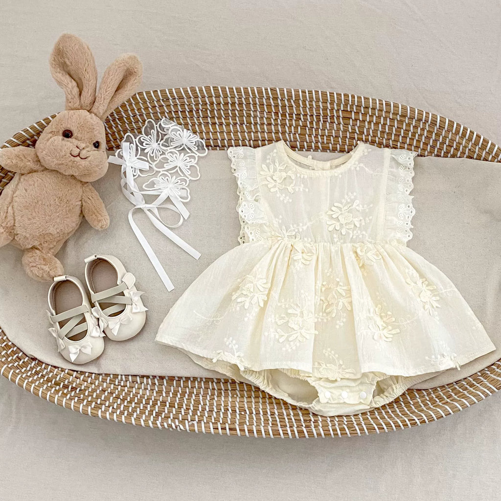 Body Infantil Feminino Floral