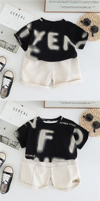 Conjunto Infantil Masculino Letras