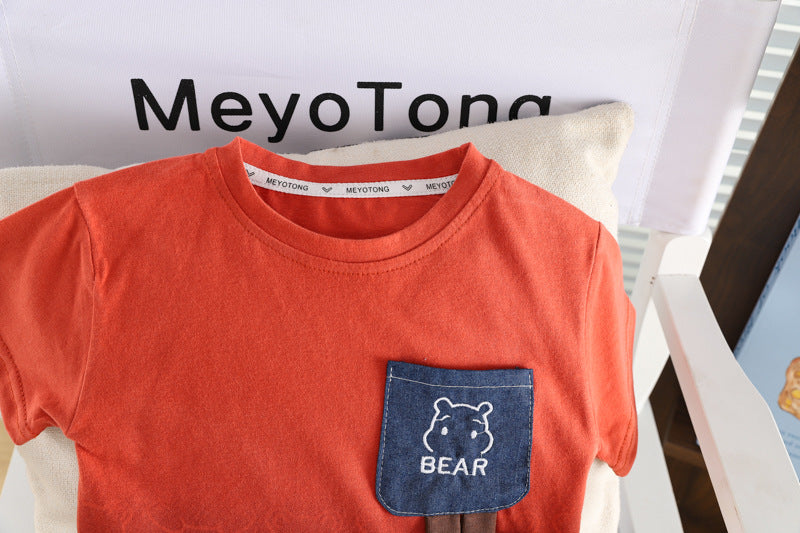 Conjunto Infantil Masculino Ursinho e Jeans