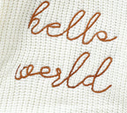 Body Infantil de Tricô Hello