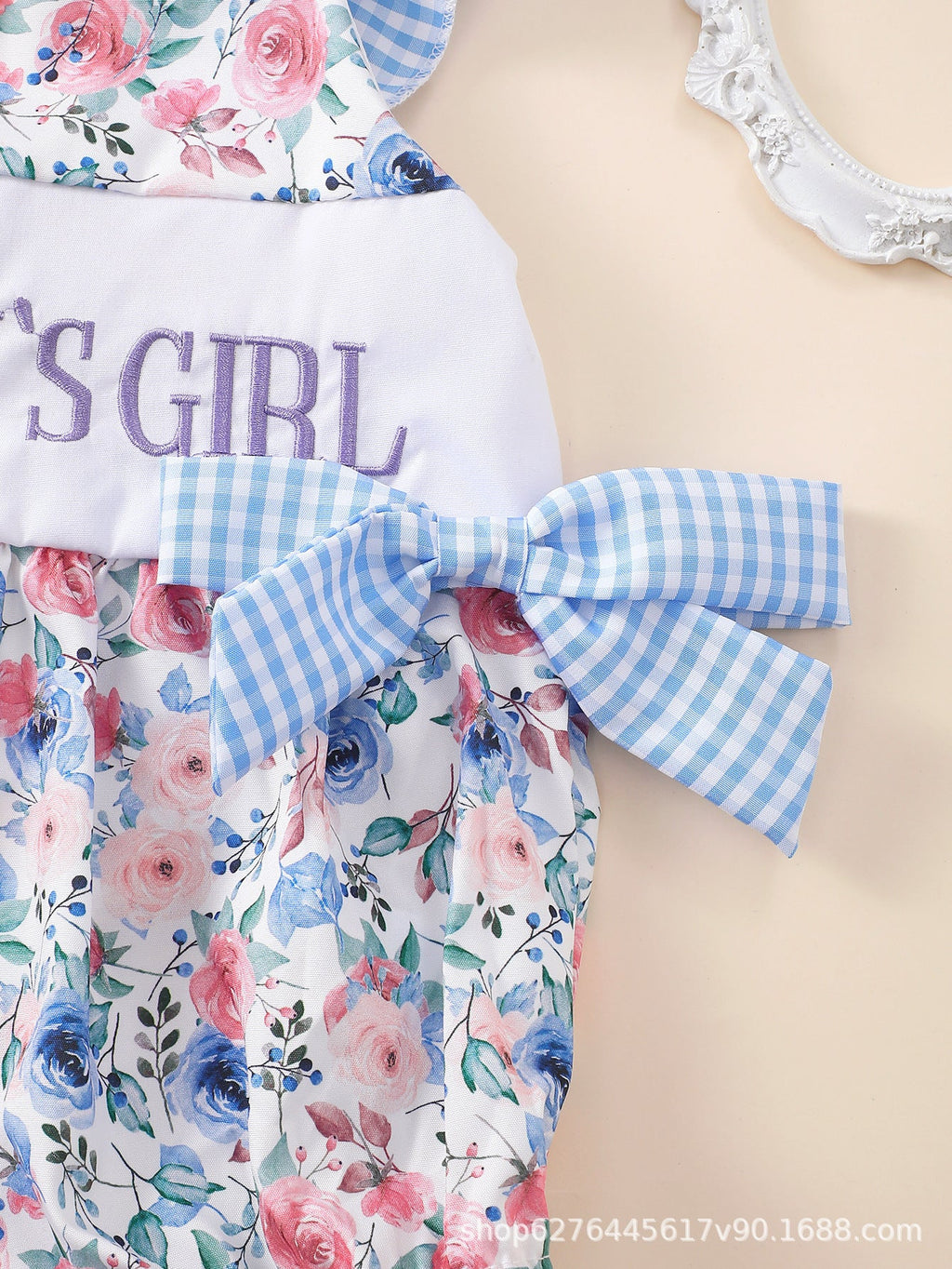 Body Infantil Floral Daddy´s Girl