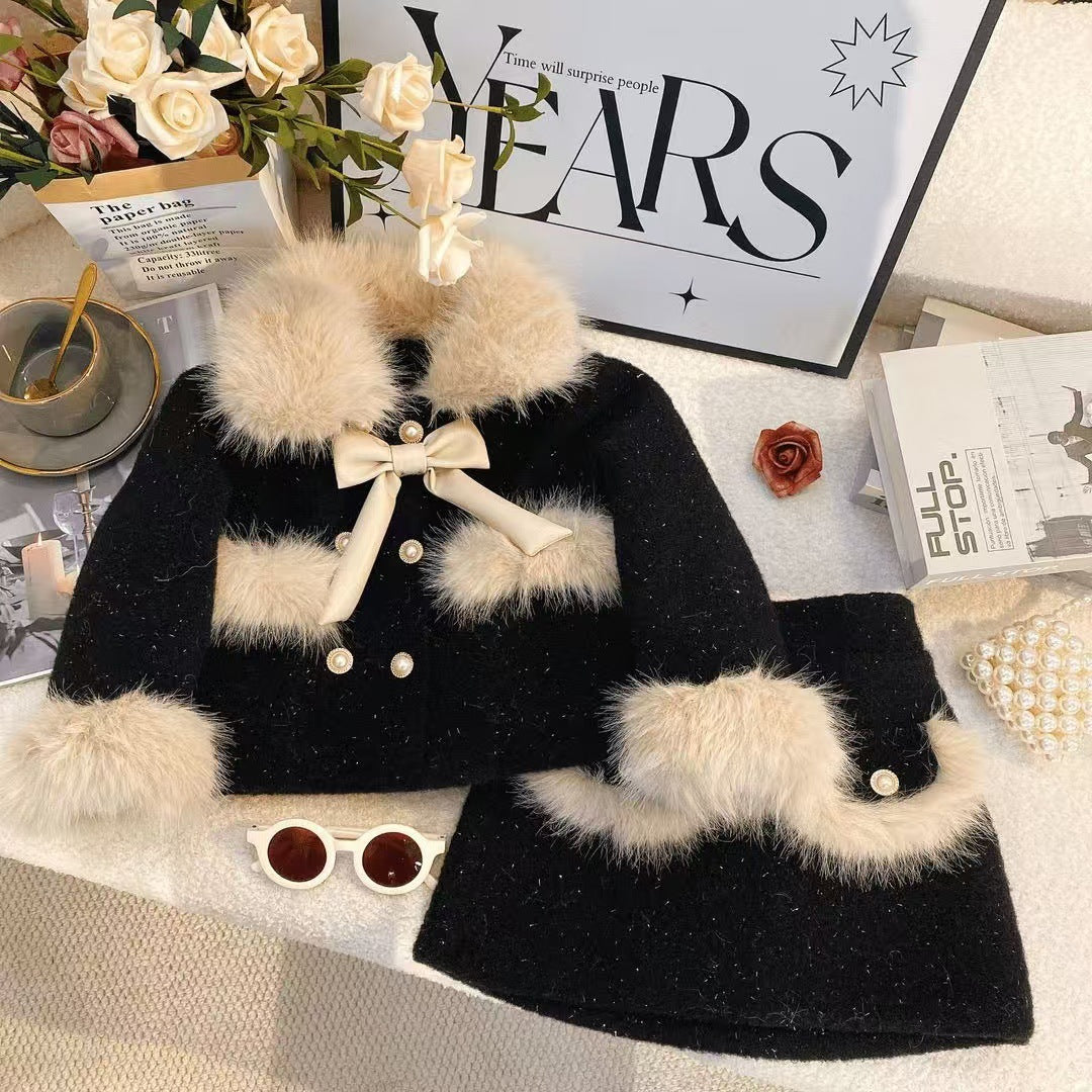 Conjunto Infantil Inverno Pelinhos Lacinho