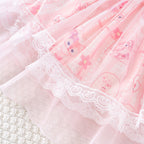Vestido Infantil Rendado Coelhinho