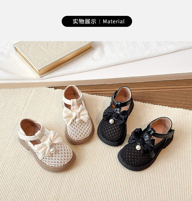 Sapato Infantil Lacinho Pérolas
