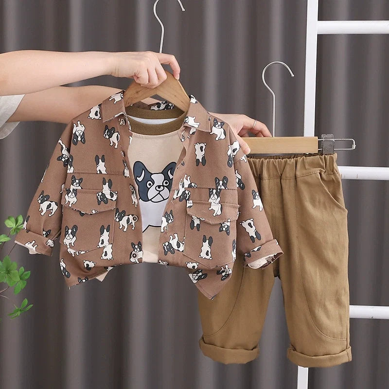 Conjunto Infantil 3 Peças Cachorrinho