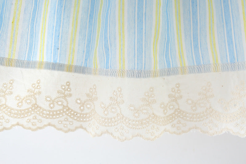 Vestido Infantil Lístras Lacinhos + Chapéu