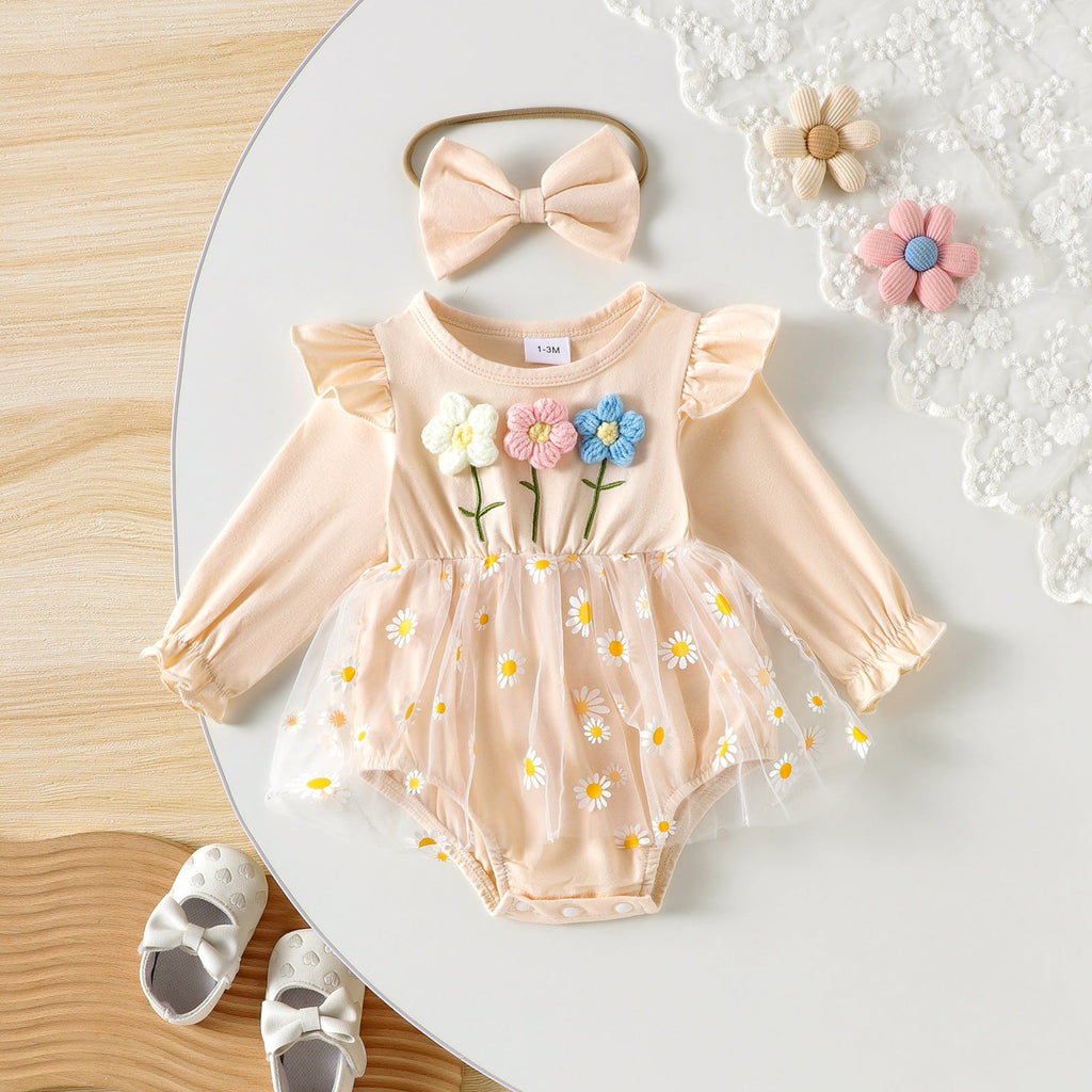 Body Infantil Feminino Florzinhas