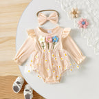 Body Infantil Feminino Florzinhas