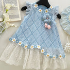 Vestido Infantil Margaridas Barra Lese