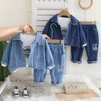 Conjunto Infantil Jeans 3 Peças