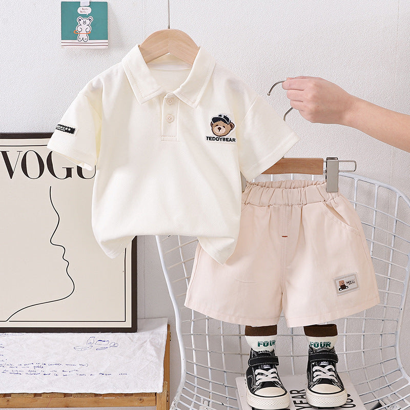 Conjunto Infantil Masculino Polo Ursinho