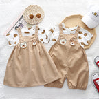 Conjunto Infantil Verão Ursinhos