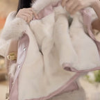Conjunto Infantil Rosa Plush Inverno