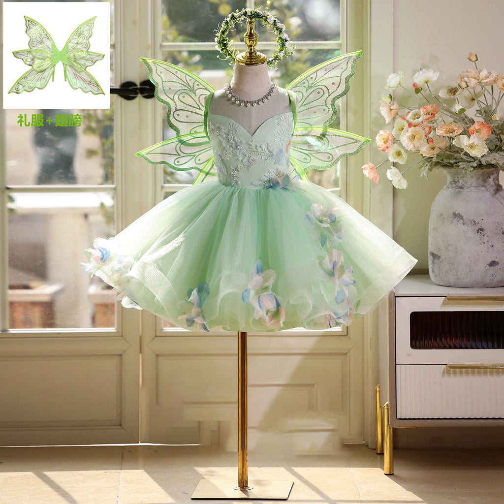Vestido de Festa Verde Asas