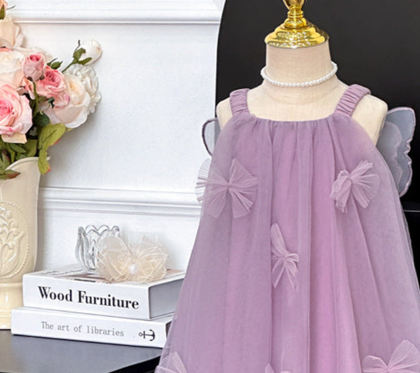 Vestido Infantil  Lacinhos com Asa