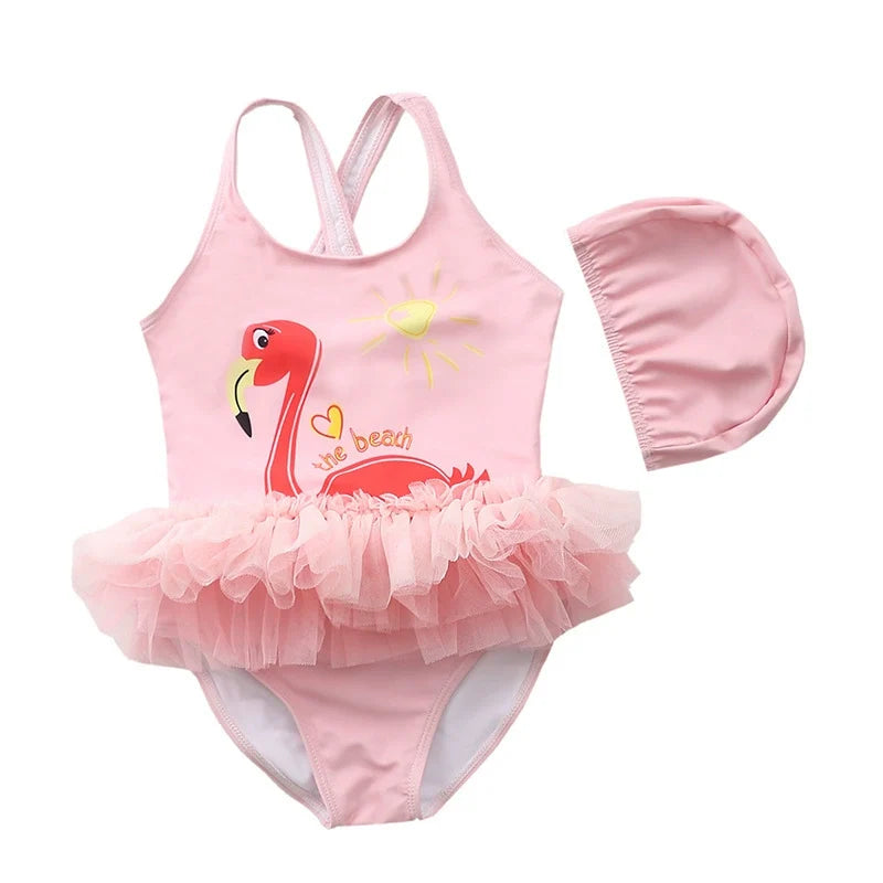 Maiô Infantil Verão Saínha Tule