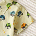 Conjunto Infantil Carrinhos com Bolsa