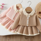 Conjunto Infantil de Tricô Lacinho