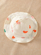Body Infantil Verão Coraçõeszinhos + Chapéu