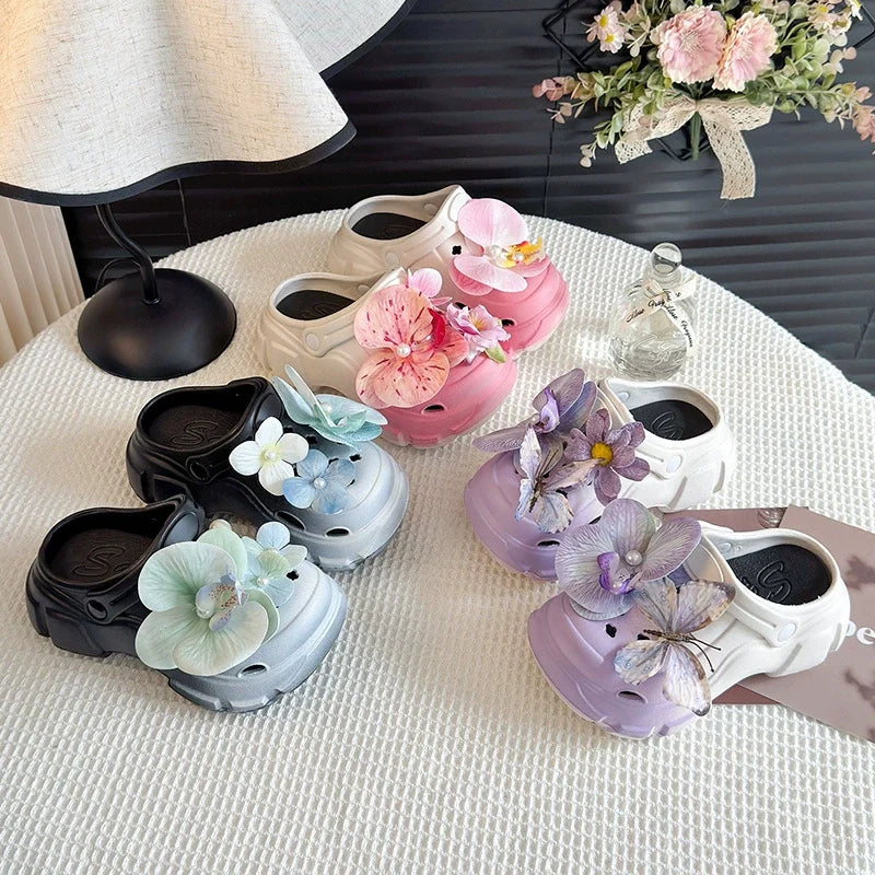Crocks Infantil Flores