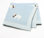 Manta Infantil Urso de lenço
