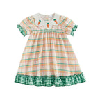 Vestido Infantil Xadrez Coelhinho