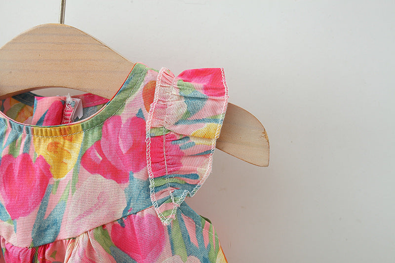 Vestido Infantil Verão Flores