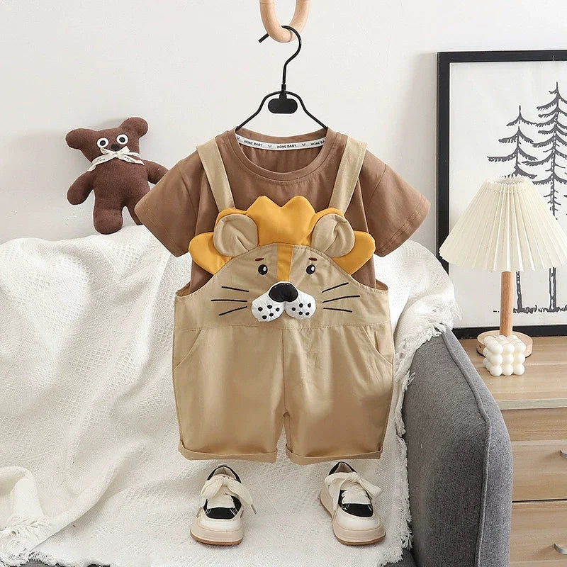 Jardineira Infantil Leãozinho