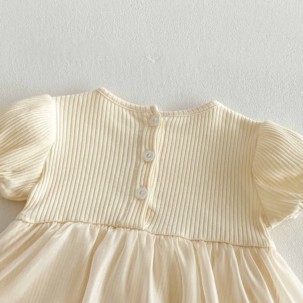 Body Infantil Feminino Florzinhas e Tule
