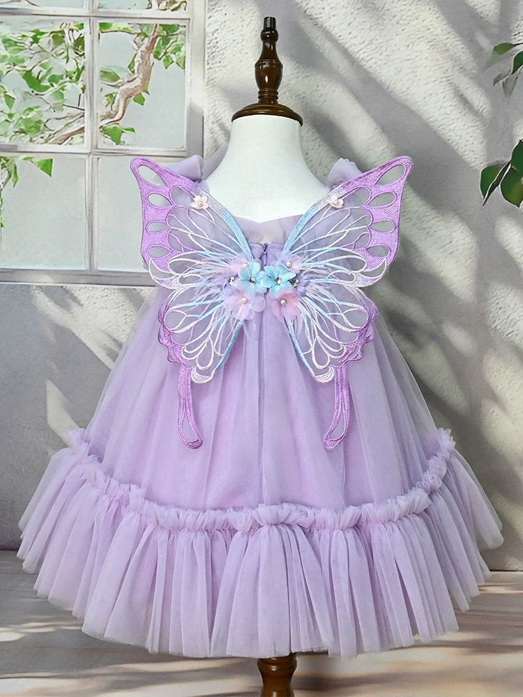 Vestido Infantil Flores Asinha