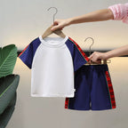 Conjunto Infantil Masculino Azul e Vermelho