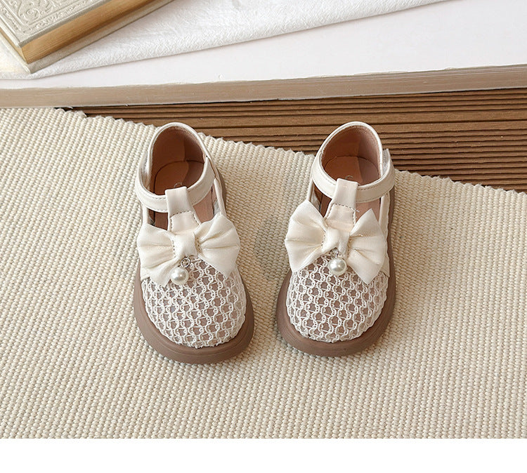 Sapato Infantil Lacinho Pérolas