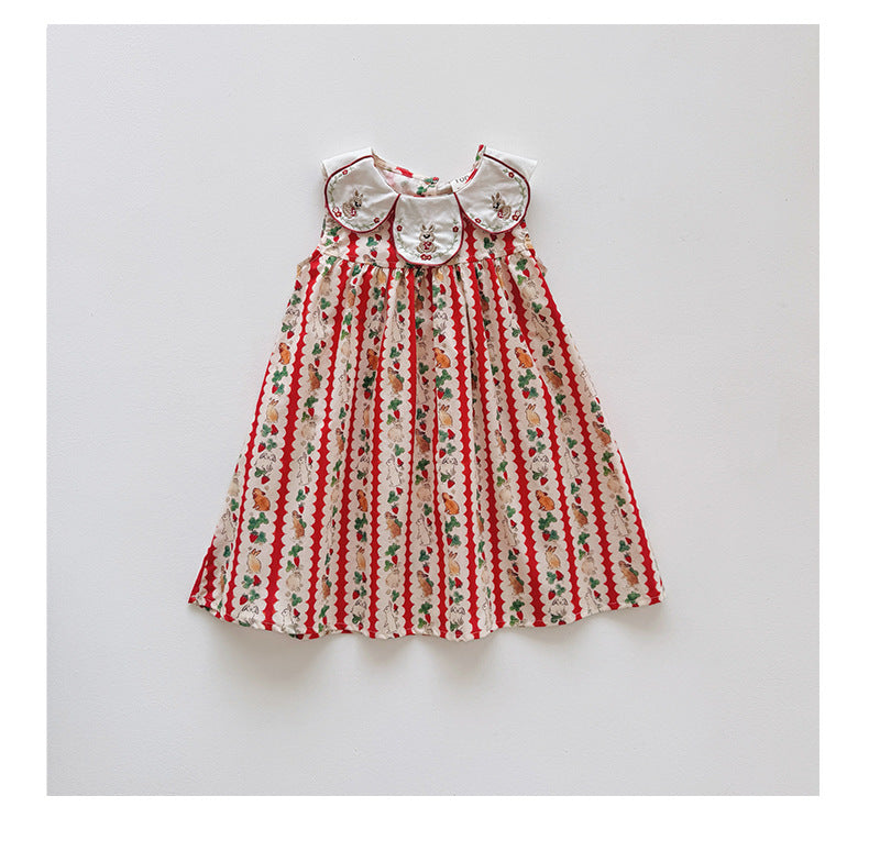 Vestido Infantil Verão Coelhinhos