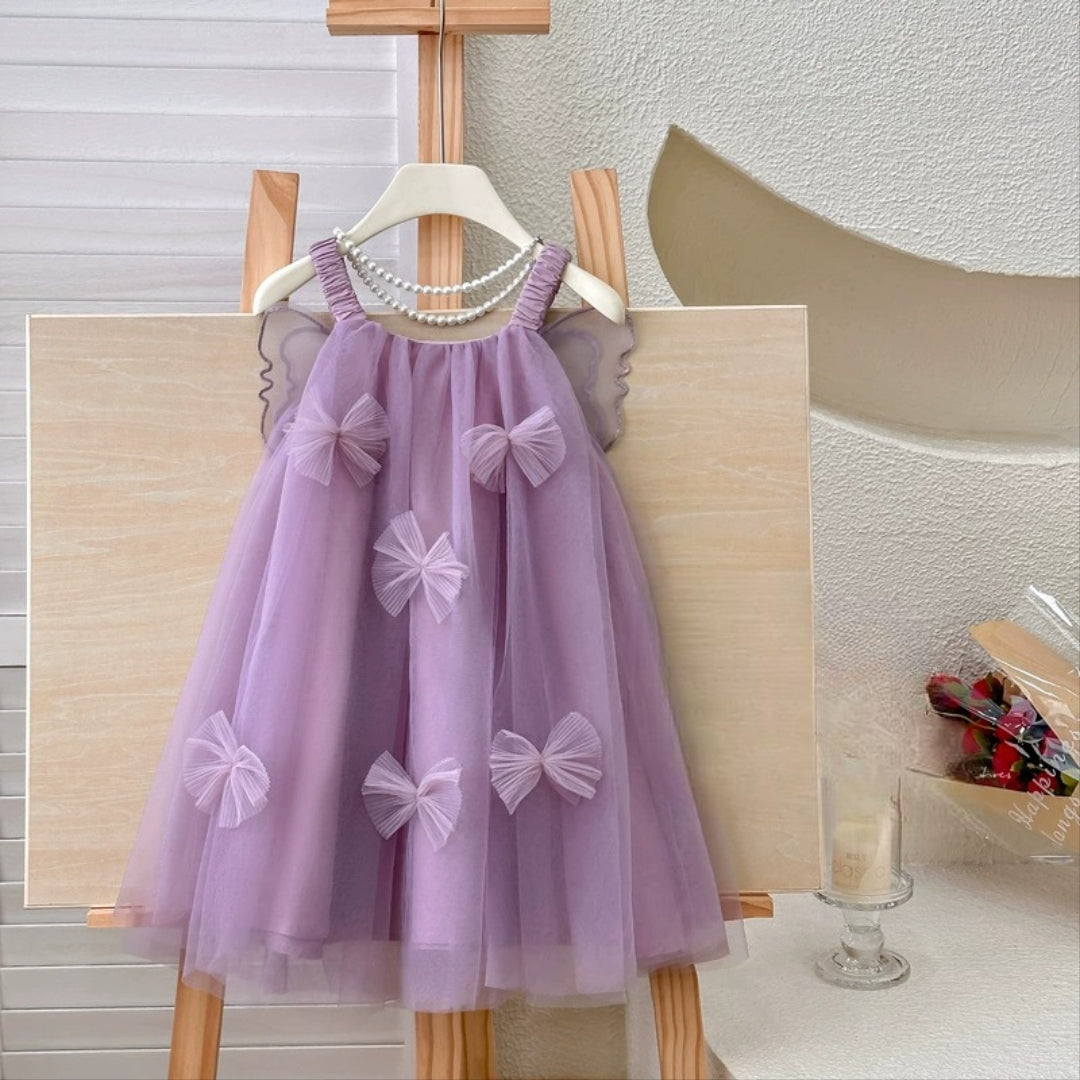 Vestido Infantil  Lacinhos com Asa