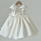 Vestido Infantil de Festa Gola Lacinho