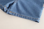 Jardineira Infantil Jeans com Camisa