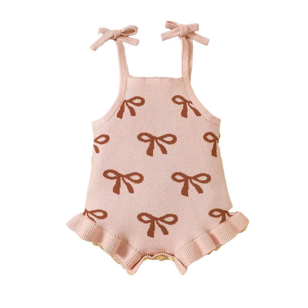 Body Infantil Feminino Tricô Lacinhos
