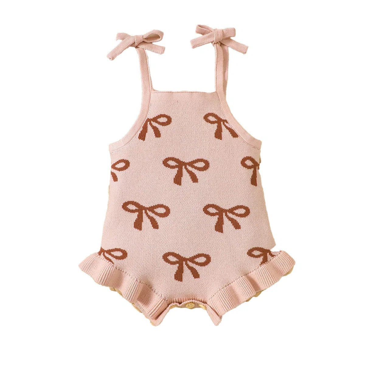 Body Infantil Feminino Tricô Lacinhos