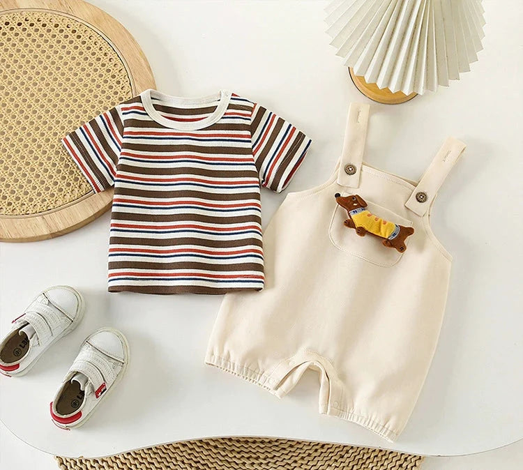 Conjunto Infantil Lístras Cachorrinho