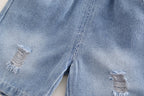 Conjunto Infantil Masculino Polo Lístras e Jeans
