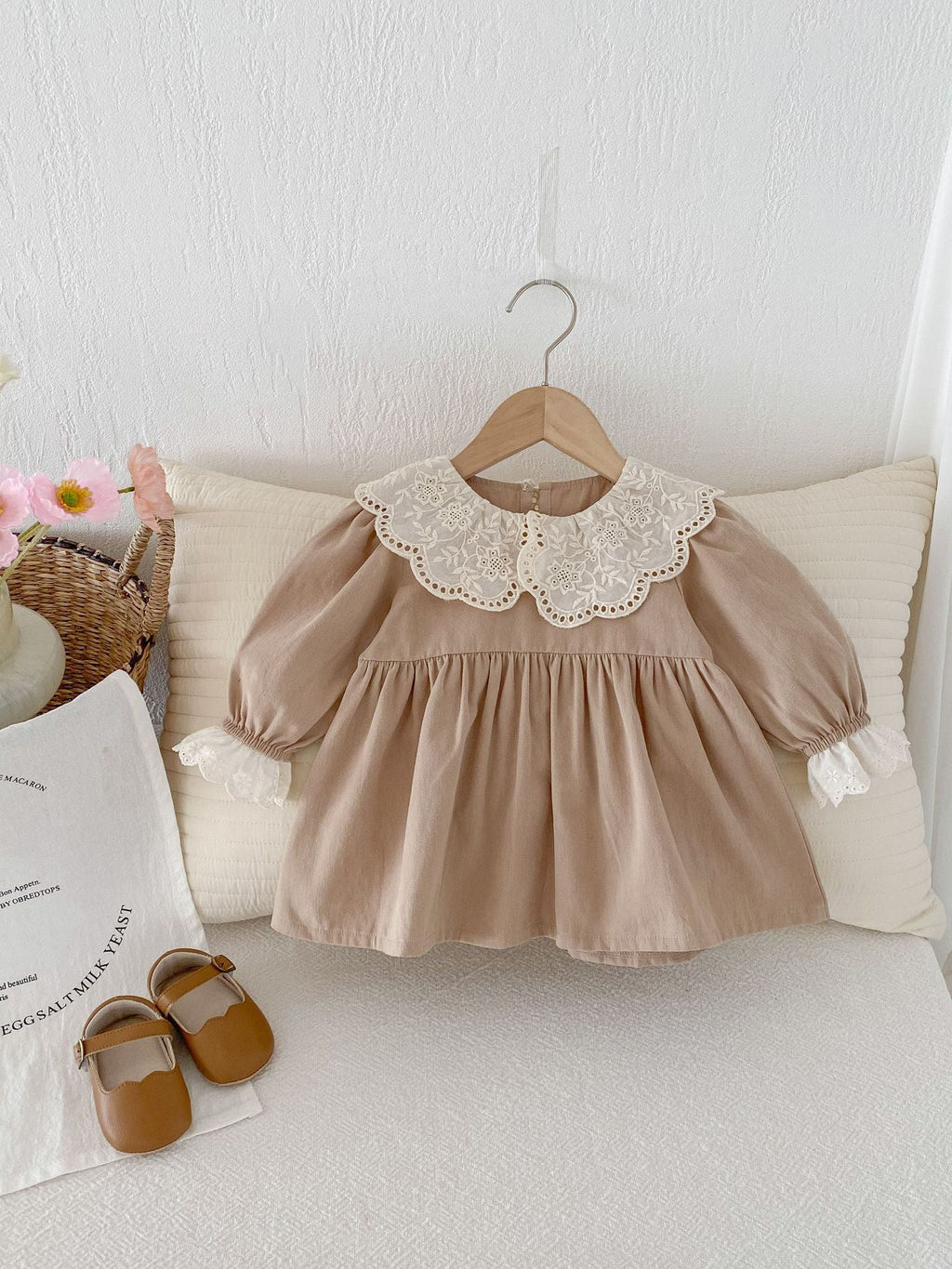 Vestido Infantil Golinha Rendada