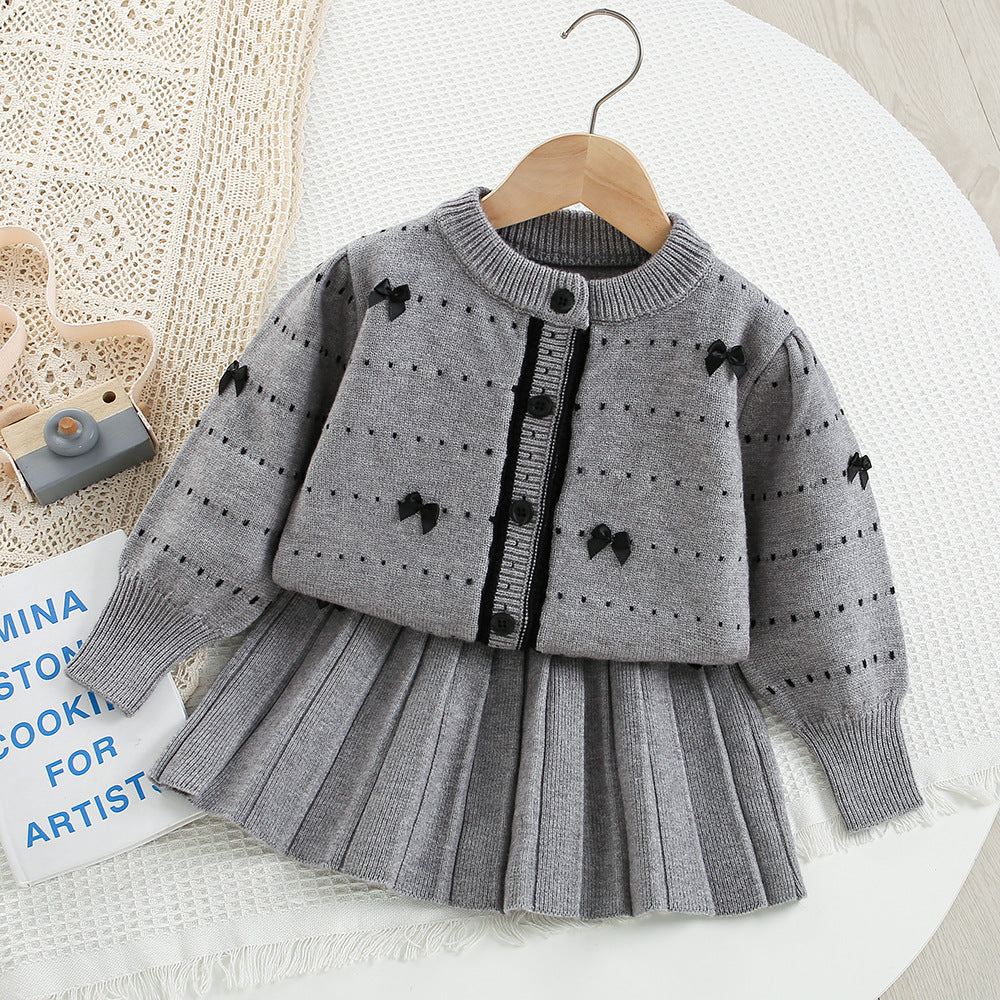 Conjunto Infantil Feminino Inverno Lacinhos