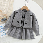 Conjunto Infantil Feminino Inverno Lacinhos