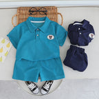 Conjunto Infantil Masculino Gola Polo Urso