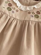 Vestido Infantil Bordadinho Florzinhas