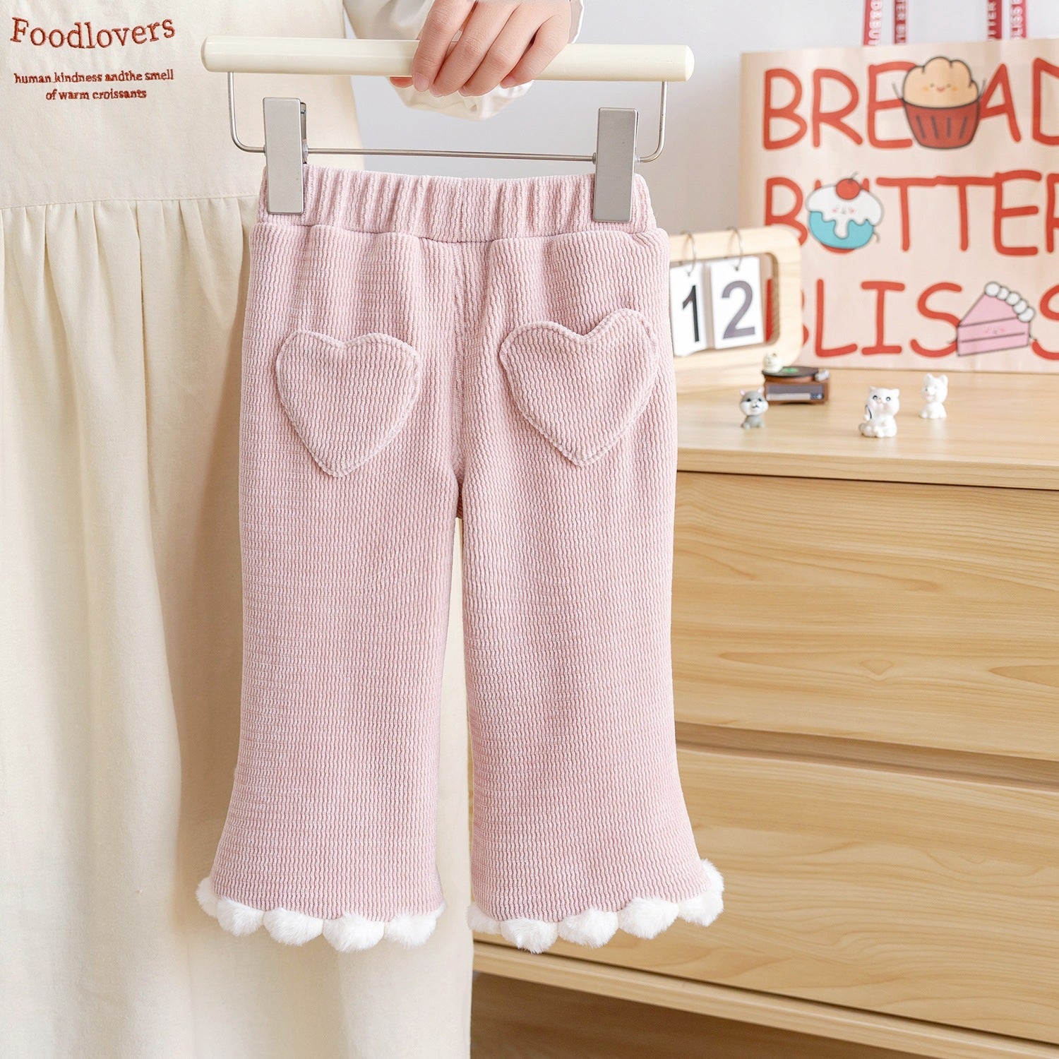 Calça Infantil Inverno Coraçãozinho