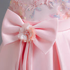 Vestido De Festa Pedrarias e Lacinho