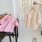 Vestido Infantil Rendinha Lacinhos