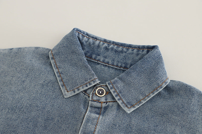 Conjunto Infantil 3 Peças Colete e Jeans